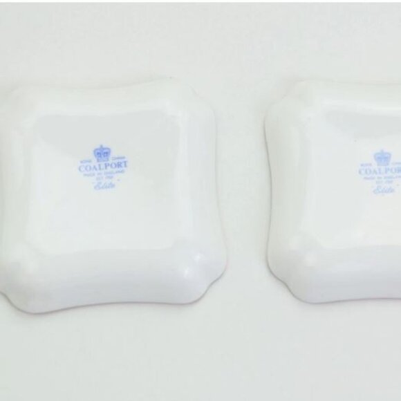 Coalport Elite Gold Bone China Set Made in England Cigarette Holder Two Ashtrays - Picture 7 of 14